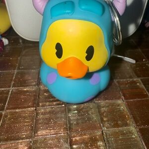 Cute Blue and Yellow Duck Keychain